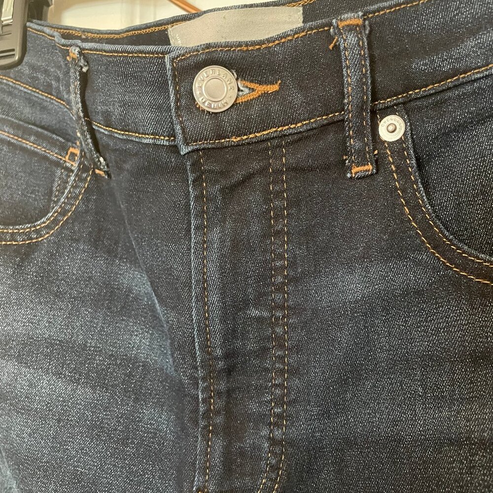 Everlane Authentic Stretch High-Rise Skinny Jean in Deep Indigo Size 30 - Picture 8 of 12